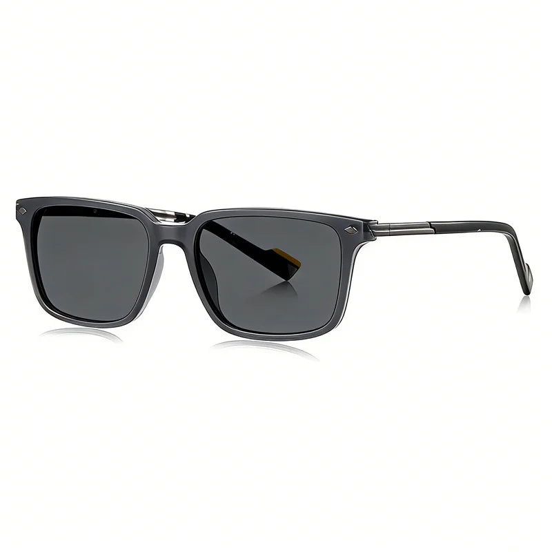 LOERHUNAR New Fashion Square Frame Myopia Sun Glasses for Men and Woman Brand Design Sunshade Street Photography Outdoor Glasses