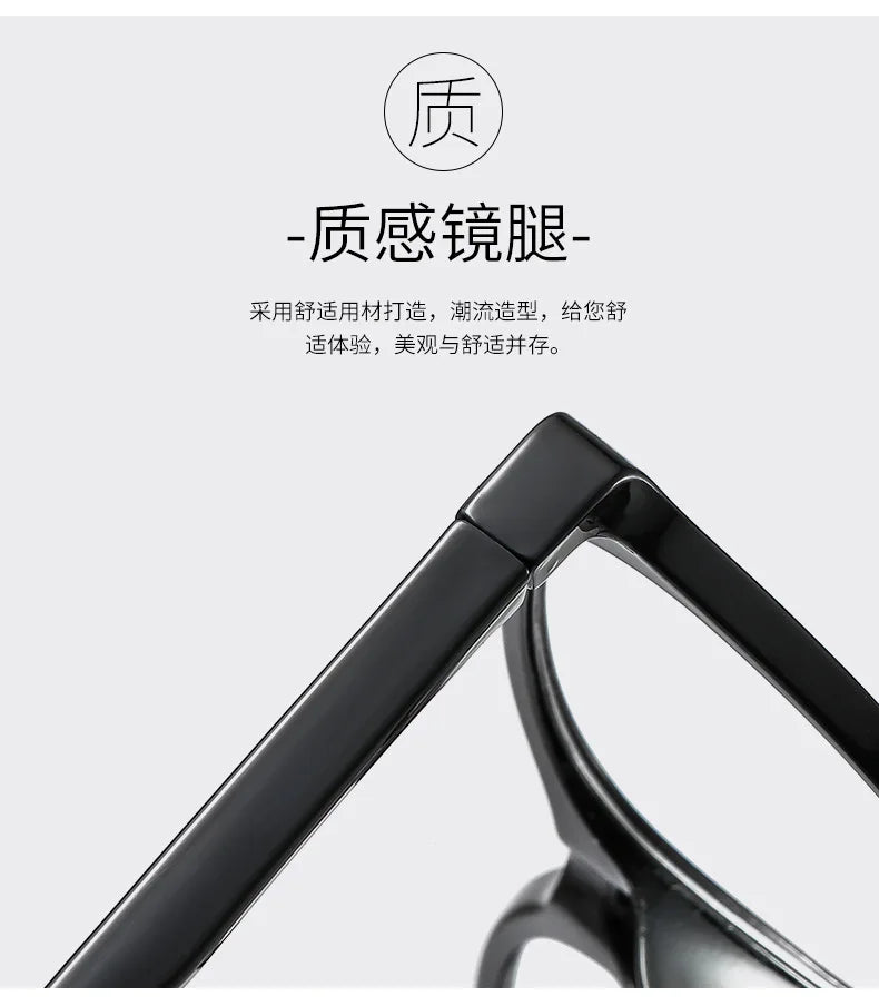 Transparent Computer Glasses pc Frame Women Men Anti Blue Light square Eyewear Blocking Glasses Optical Spectacle Eyeglass round