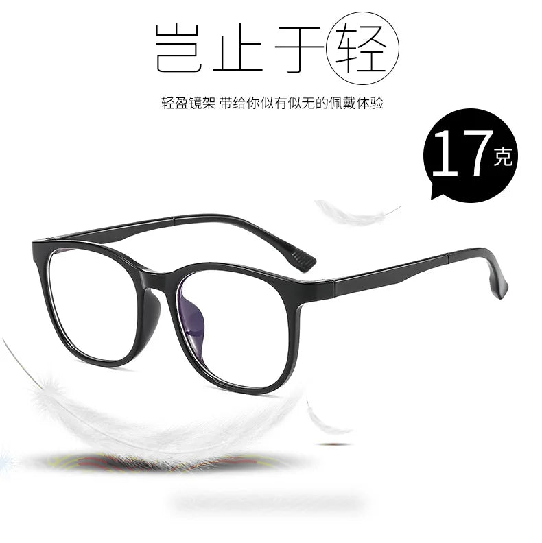 Transparent Computer Glasses pc Frame Women Men Anti Blue Light square Eyewear Blocking Glasses Optical Spectacle Eyeglass round