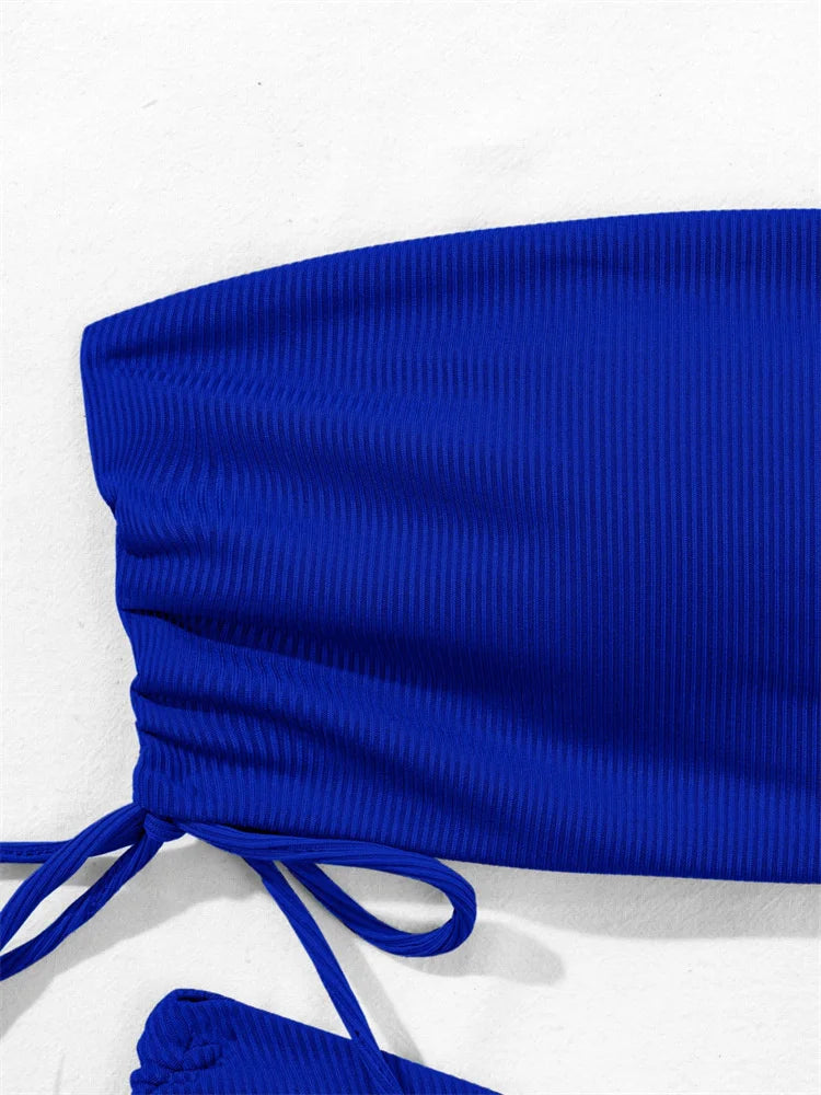 New Sexy Solid Bikinis Women Swimwear Push Up Female Swimsuit Swimming Bathing Suits Brazilian Girl Bikini Set Beach Wear Bather