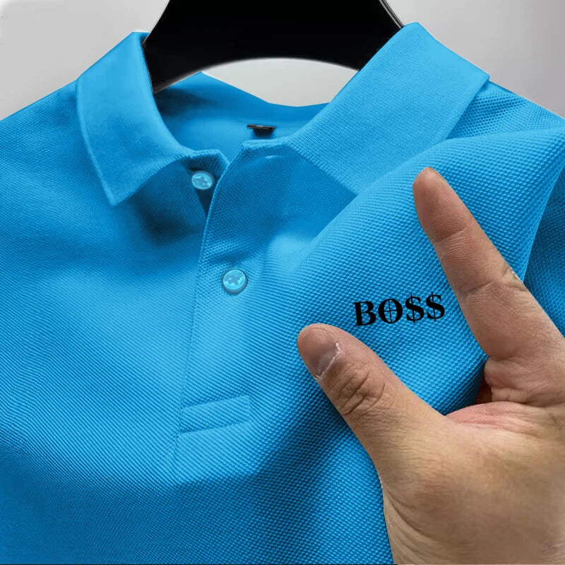 Men's Short Sleeve Polo Shirt, Quick Dry, Breathable, Casual, Stylish, Business, Sports, Summer, New, 2026