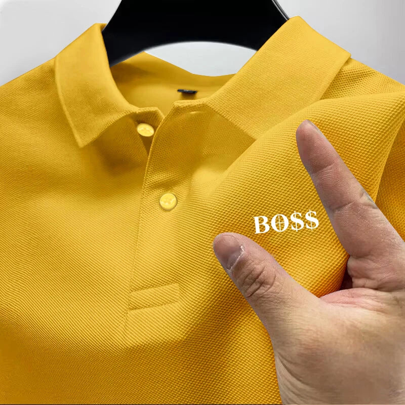 Men's Short Sleeve Polo Shirt, Quick Dry, Breathable, Casual, Stylish, Business, Sports, Summer, New, 2026