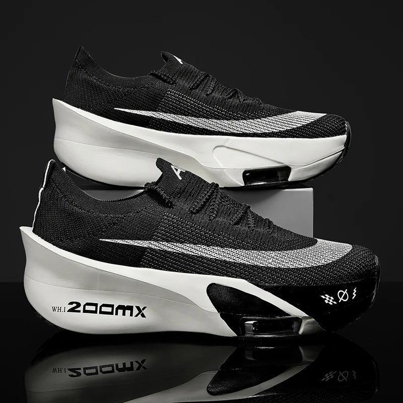 Marathon Running Shoes Men Carbon Board Speciality Sports Breathable Lightweight Women's Comfortable Athletic Nonskid Sneakers
