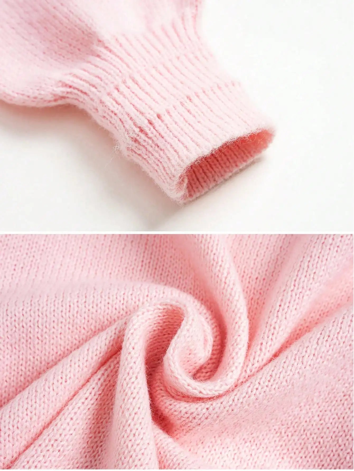 Gentle Style Short Sweater Women's Design Lace Cardigan Jacket Knitted Top