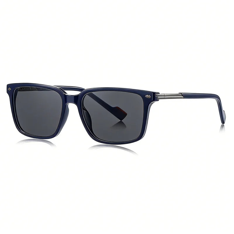 LOERHUNAR New Fashion Square Frame Myopia Sun Glasses for Men and Woman Brand Design Sunshade Street Photography Outdoor Glasses