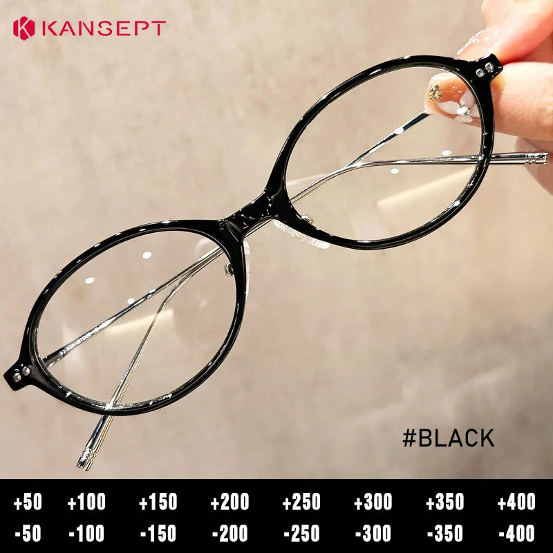 KANSEPT Lunette Myopia Glasses for Women Optical Lenses Woman Anti Blue Light Reading Glass Eye-glasses -2 Eyewear Eyeglasses