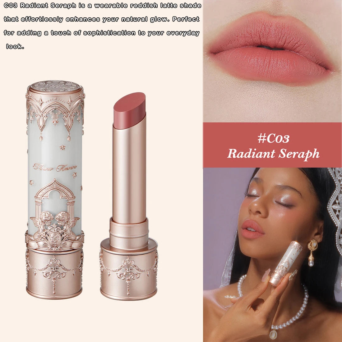 Flower Knows Full Collection Lip Gloss Tinted Lip Oil Vegan Hydrating Lip Makeup for Women Girls Non Sticky Moisturizing Shine