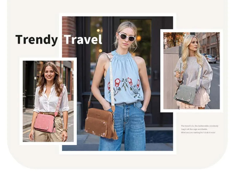 Pomelo Best Crossbody Purses for Women, Soft Leather Medium Cross Body Bags Woman, Shoulder Bag with Adjustable Strap Travel