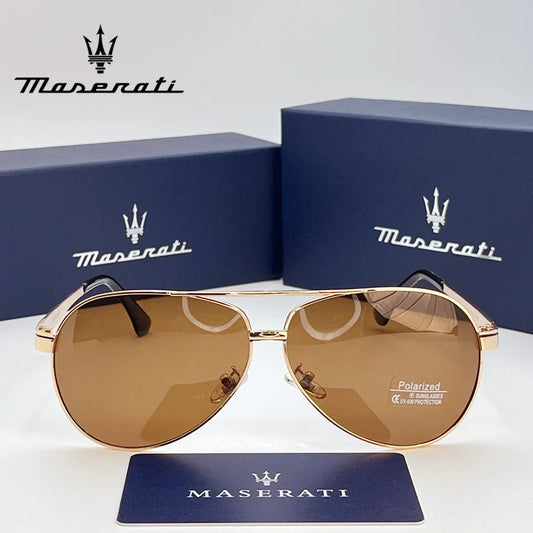 MASERATI Car High End UV400 Polarized Glasses For Grecale Levante Quattroporte Ghibli Mc20 Mcpura GT GranCabrio Drive Sunglasses