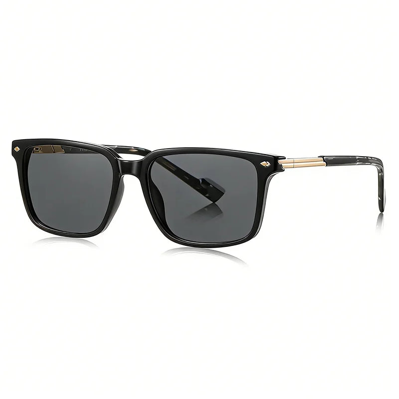 LOERHUNAR New Fashion Square Frame Myopia Sun Glasses for Men and Woman Brand Design Sunshade Street Photography Outdoor Glasses