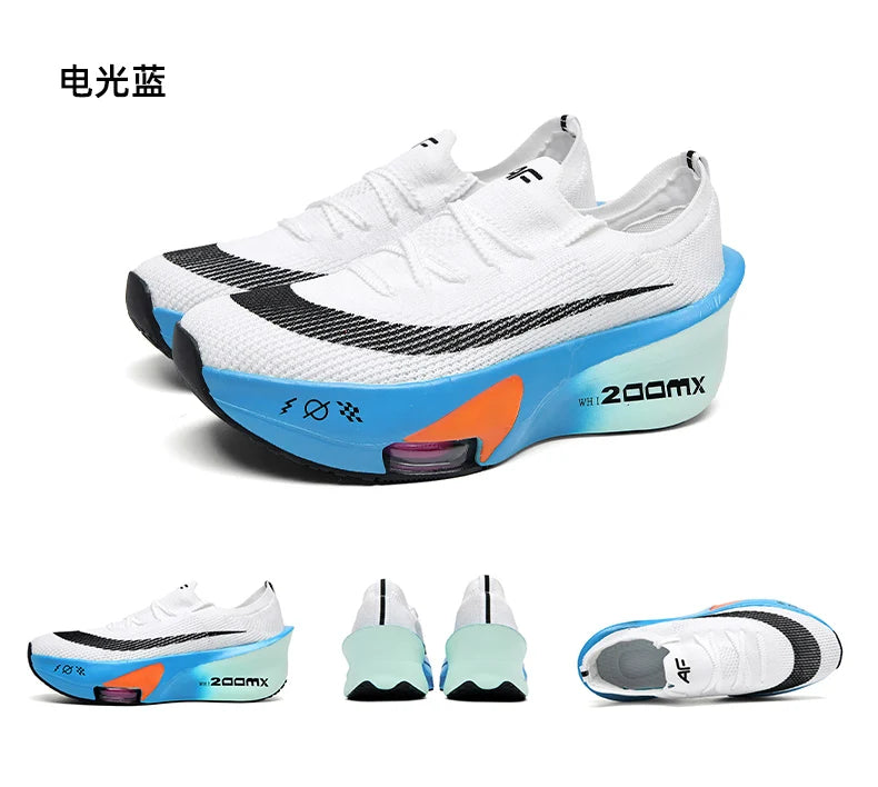 Marathon Running Shoes Men Carbon Board Speciality Sports Breathable Lightweight Women's Comfortable Athletic Nonskid Sneakers