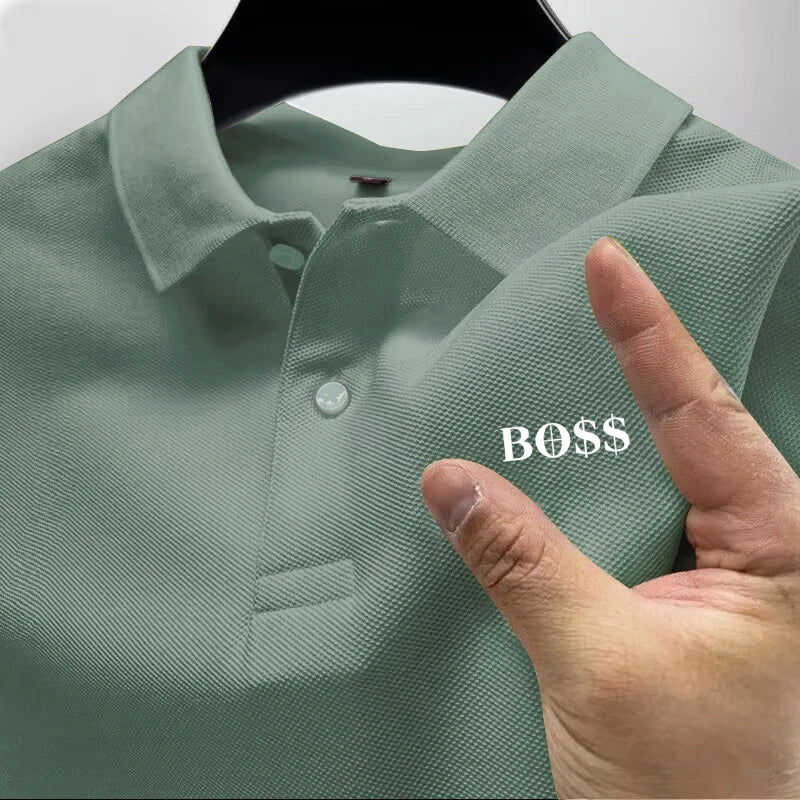 Men's Short Sleeve Polo Shirt, Quick Dry, Breathable, Casual, Stylish, Business, Sports, Summer, New, 2026