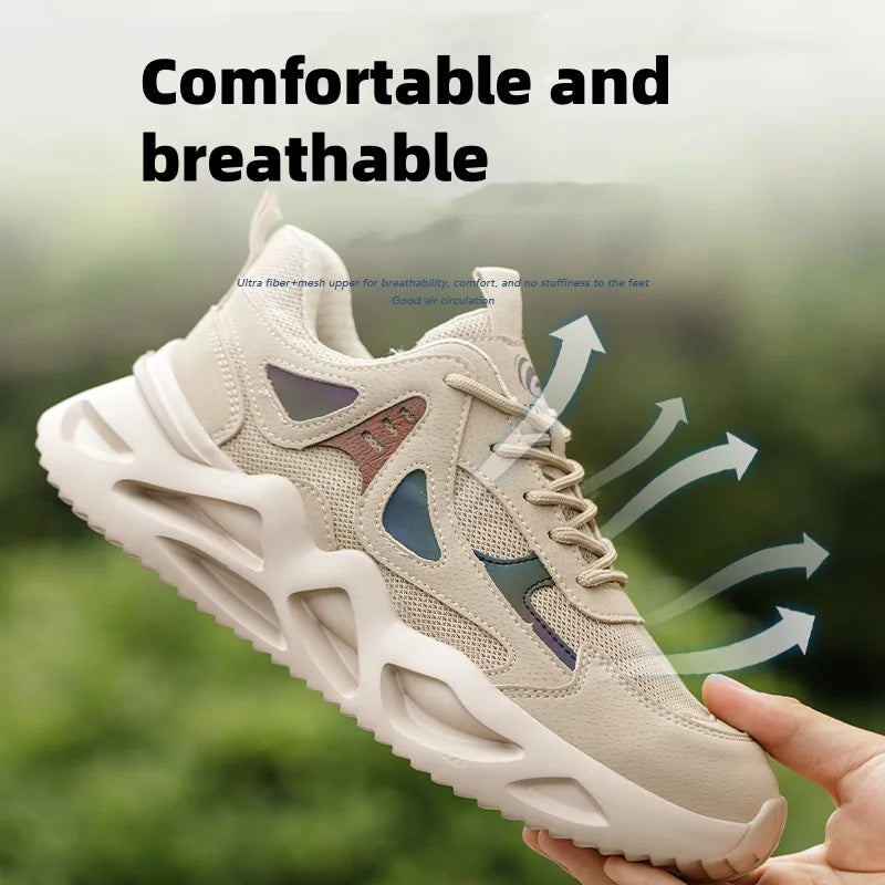 Lightweight Safety Shoes Men Women Work Shoes Steel Toe Cap Working Boots Sneakers Man Women Breathable Shoes Tactical Boots