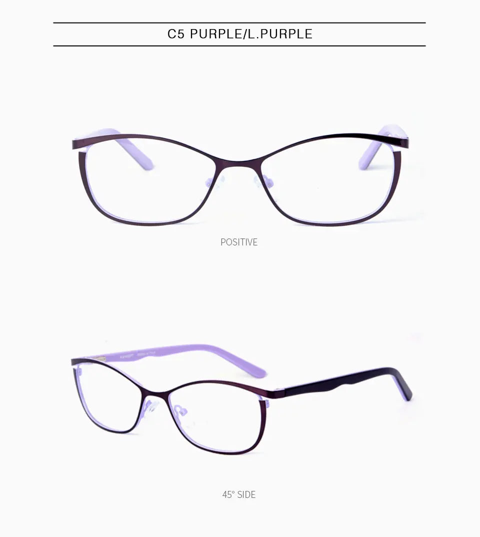O-Q CLUB Woman Cat Eye Eyeglass Glasses Women Eyeglasses Frames for Glases Women's Sunglasses Glass Shades Female Lenses to Read