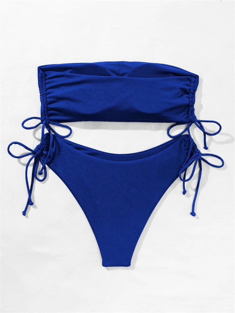 New Sexy Solid Bikinis Women Swimwear Push Up Female Swimsuit Swimming Bathing Suits Brazilian Girl Bikini Set Beach Wear Bather