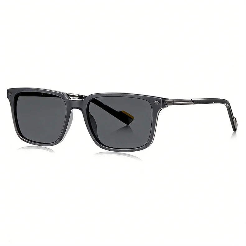 LOERHUNAR New Fashion Square Frame Myopia Sun Glasses for Men and Woman Brand Design Sunshade Street Photography Outdoor Glasses