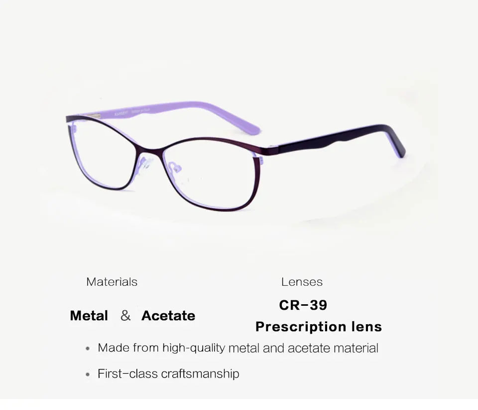 O-Q CLUB Woman Cat Eye Eyeglass Glasses Women Eyeglasses Frames for Glases Women's Sunglasses Glass Shades Female Lenses to Read