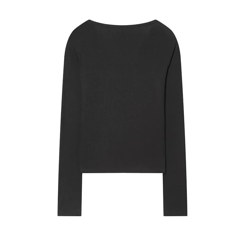MUJER Lace Cropped Cardigan Women Button up Knit Tops Woman Vintage Knitwears Long Sleeve Knitted Cardigans Sweaters for Women