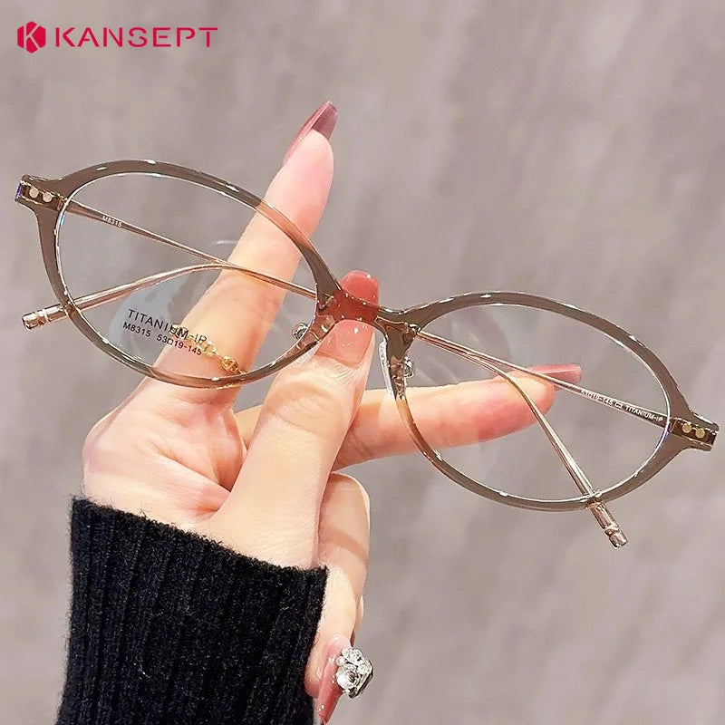 KANSEPT Lunette Myopia Glasses for Women Optical Lenses Woman Anti Blue Light Reading Glass Eye-glasses -2 Eyewear Eyeglasses
