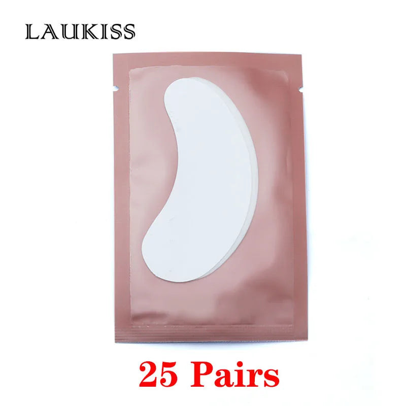 25/50/100Pairs Eye Patches Under Eyelash Pads for Building Gel Paper Patches Lint Free Stickers for False Eyelashes LAUKISS