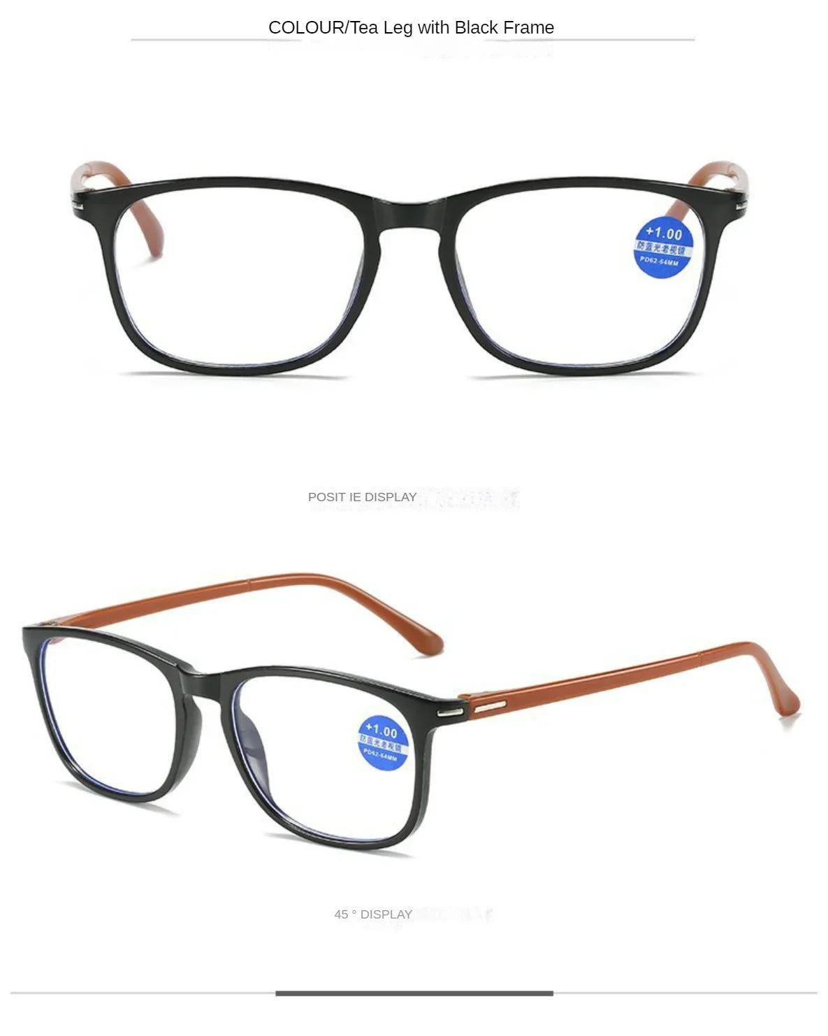 Unisex Comfortable Eyewear Ultra Lightweight Anti Blue Light Blocking HD Reading Glasses for Man and Woman Presbyopia Eyeglasses