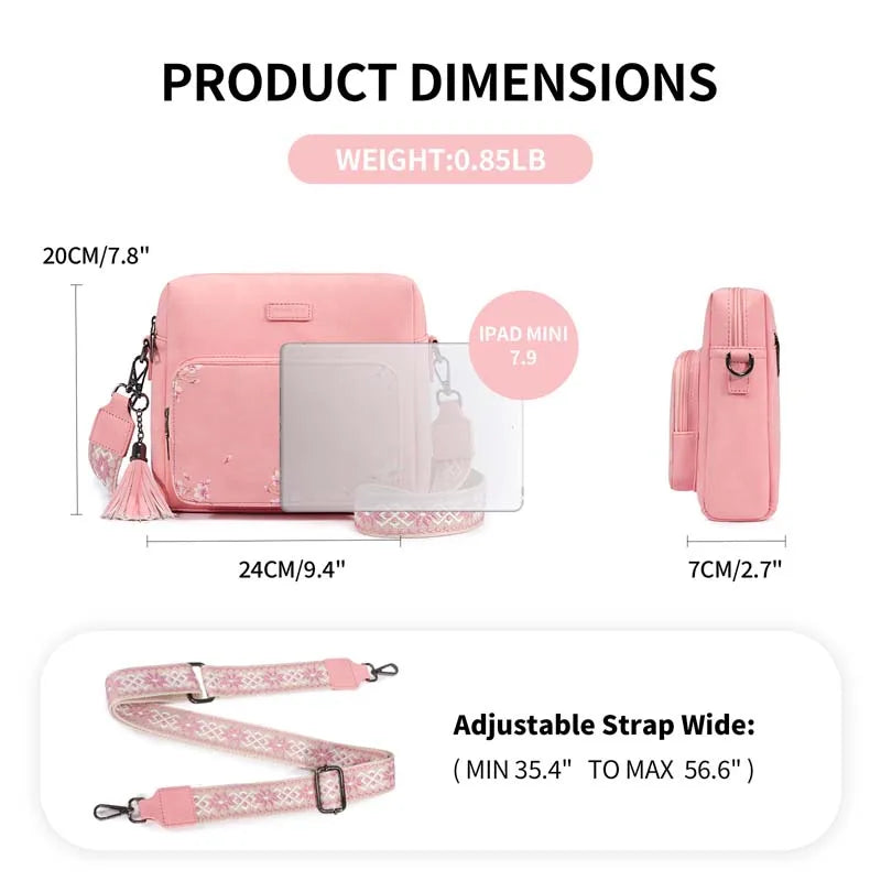 Pomelo Best Crossbody Purses for Women, Soft Leather Medium Cross Body Bags Woman, Shoulder Bag with Adjustable Strap Travel