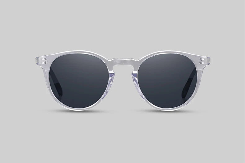 O'Malley High Quality Vintage Sunglasses for Women Polarized Glasses Round Fashion Yellow Sunglasses OV5183 Woman Sun Glasses