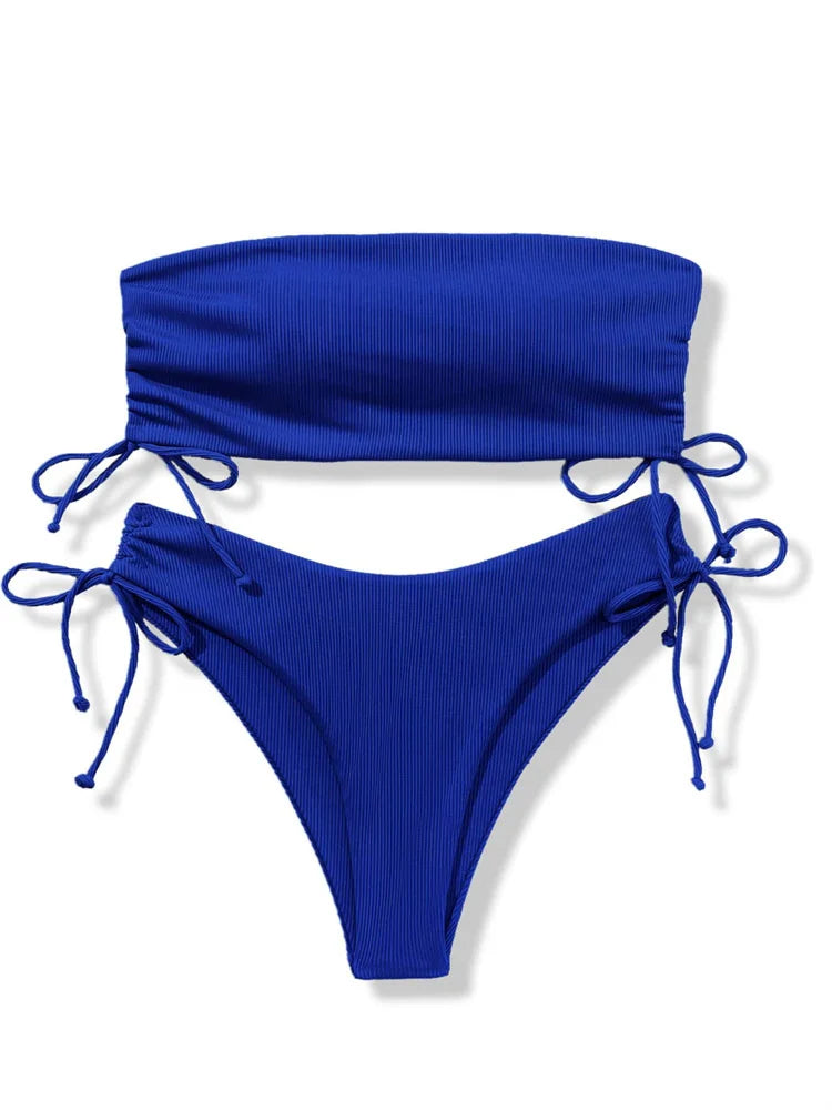 New Sexy Solid Bikinis Women Swimwear Push Up Female Swimsuit Swimming Bathing Suits Brazilian Girl Bikini Set Beach Wear Bather