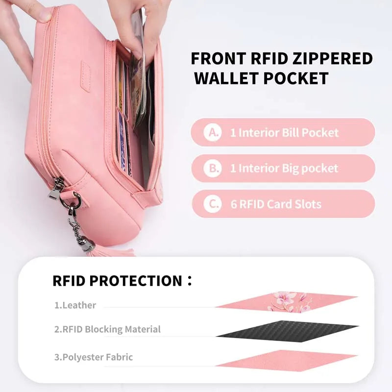 Pomelo Best Crossbody Purses for Women, Soft Leather Medium Cross Body Bags Woman, Shoulder Bag with Adjustable Strap Travel