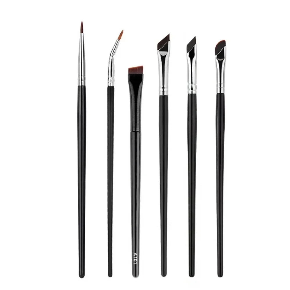 6Pcs Upgrade Blade Eyeliner Brush Ultra Thin Fine Angle Flat Eyebrow Brush Eyeliner Tool Eyes Makeup Brush Beauty Make Up Tools