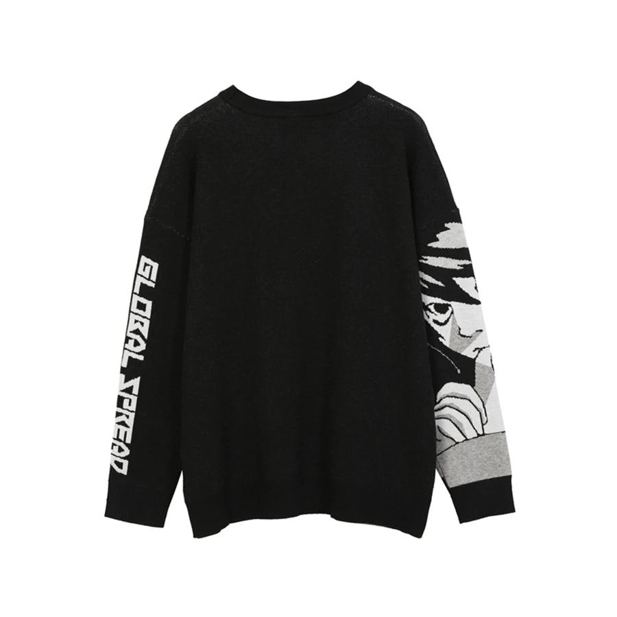 Women Hip Hop Streetwear Harajuku Sweater Vintage Japanese Style Anime Girl Knitted 2023 Cotton Pullover Sweaters Female Clothes