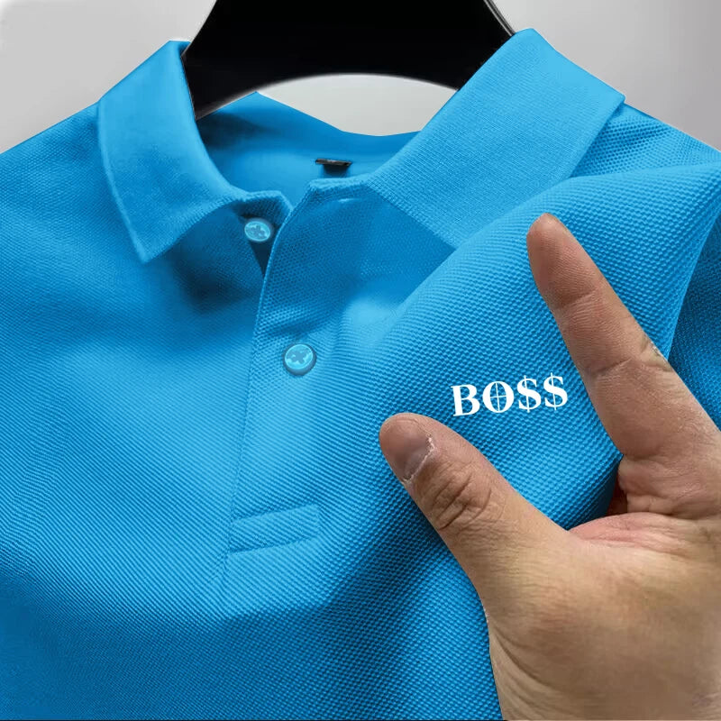 Men's Short Sleeve Polo Shirt, Quick Dry, Breathable, Casual, Stylish, Business, Sports, Summer, New, 2026