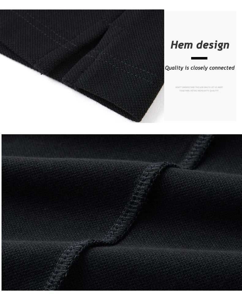 Men Plus Size Polo Shirt Oversized 6XL 7XL Summer Short Sleeve T Shirts Black Loose Male Shirt Men Clothing Ropa Para Hombre