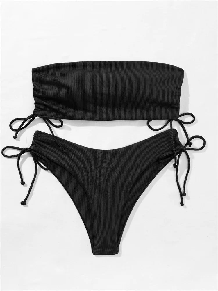 New Sexy Solid Bikinis Women Swimwear Push Up Female Swimsuit Swimming Bathing Suits Brazilian Girl Bikini Set Beach Wear Bather