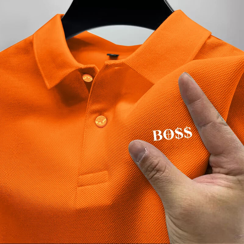 Men's Short Sleeve Polo Shirt, Quick Dry, Breathable, Casual, Stylish, Business, Sports, Summer, New, 2026