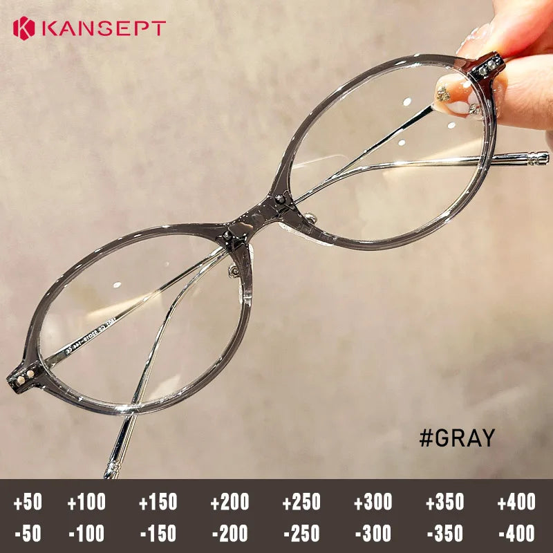 KANSEPT Lunette Myopia Glasses for Women Optical Lenses Woman Anti Blue Light Reading Glass Eye-glasses -2 Eyewear Eyeglasses