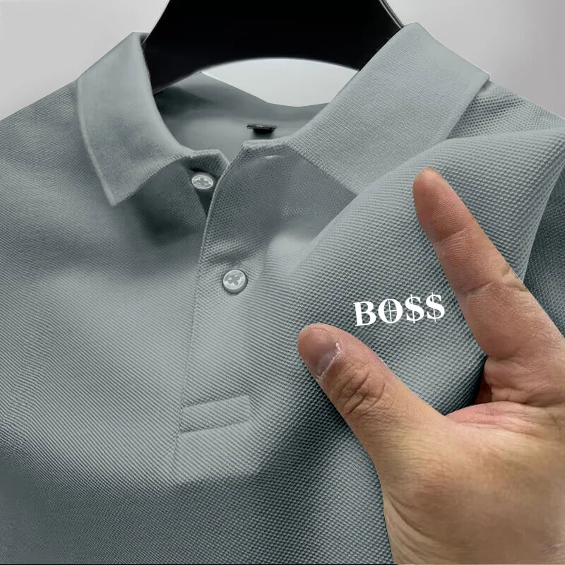 Men's Short Sleeve Polo Shirt, Quick Dry, Breathable, Casual, Stylish, Business, Sports, Summer, New, 2026