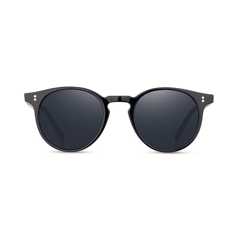 O'Malley High Quality Vintage Sunglasses for Women Polarized Glasses Round Fashion Yellow Sunglasses OV5183 Woman Sun Glasses