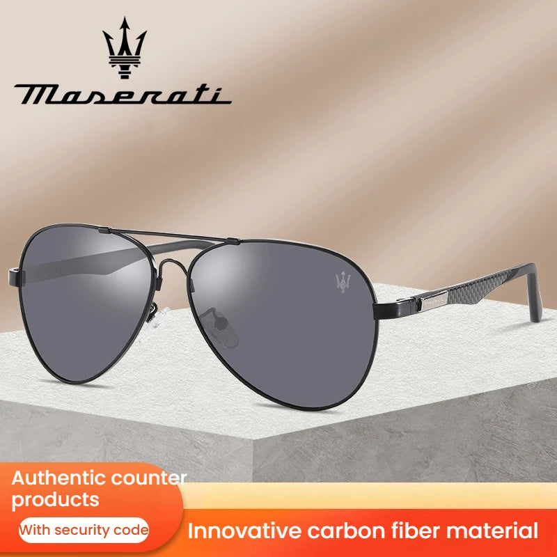 MASERATI Car High End UV400 Polarized Glasses For Grecale Levante Quattroporte Ghibli Mc20 Mcpura GT GranCabrio Drive Sunglasses