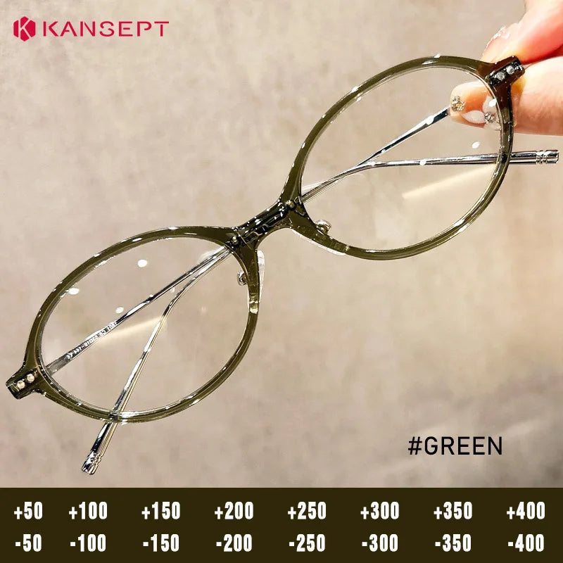 KANSEPT Lunette Myopia Glasses for Women Optical Lenses Woman Anti Blue Light Reading Glass Eye-glasses -2 Eyewear Eyeglasses