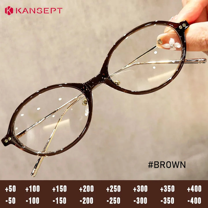 KANSEPT Lunette Myopia Glasses for Women Optical Lenses Woman Anti Blue Light Reading Glass Eye-glasses -2 Eyewear Eyeglasses
