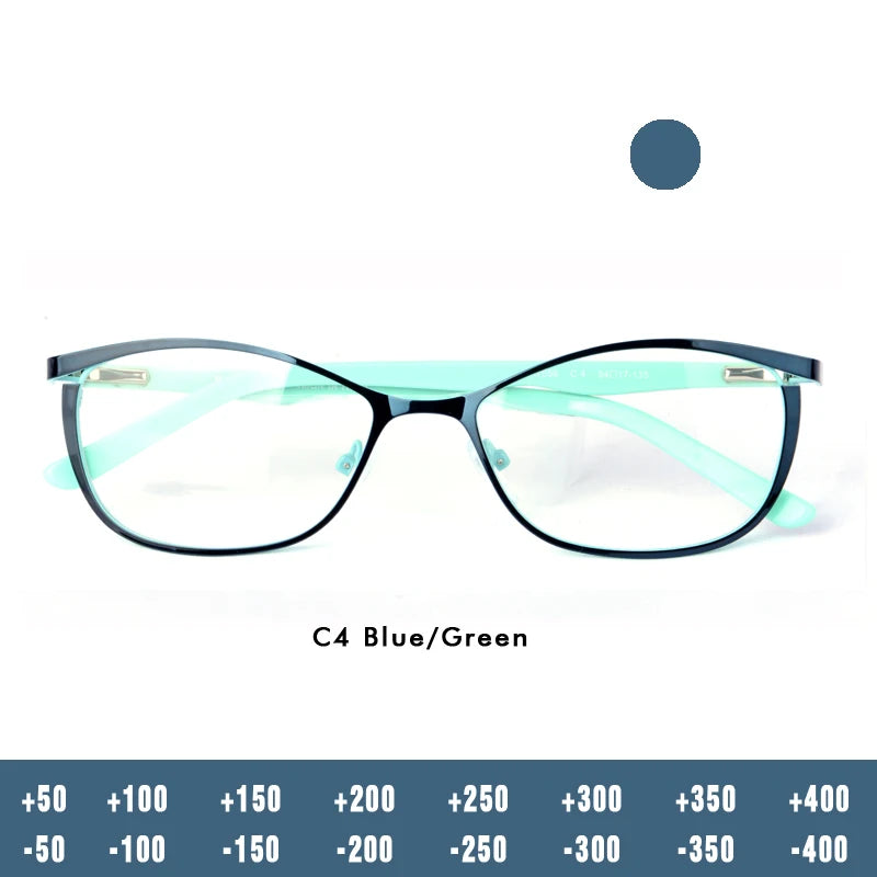O-Q CLUB Woman Cat Eye Eyeglass Glasses Women Eyeglasses Frames for Glases Women's Sunglasses Glass Shades Female Lenses to Read