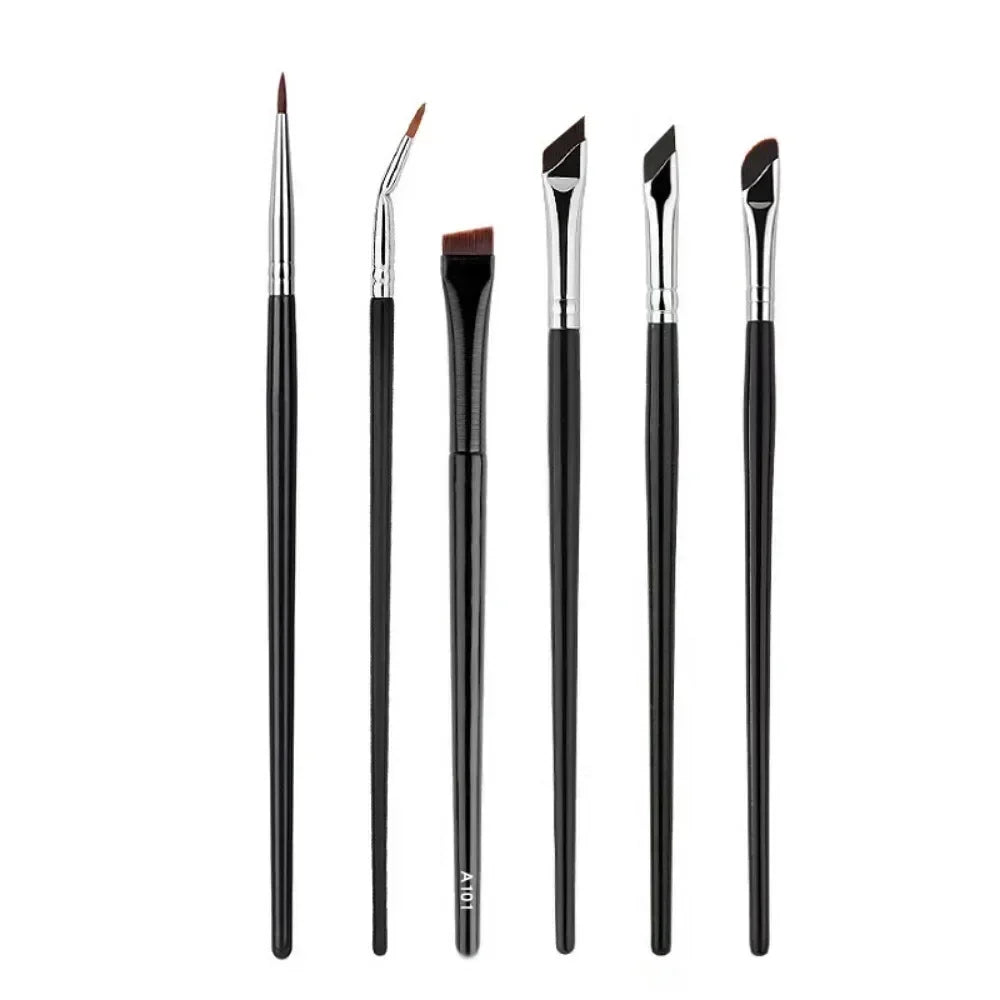 6Pcs Upgrade Blade Eyeliner Brush Ultra Thin Fine Angle Flat Eyebrow Brush Eyeliner Tool Eyes Makeup Brush Beauty Make Up Tools