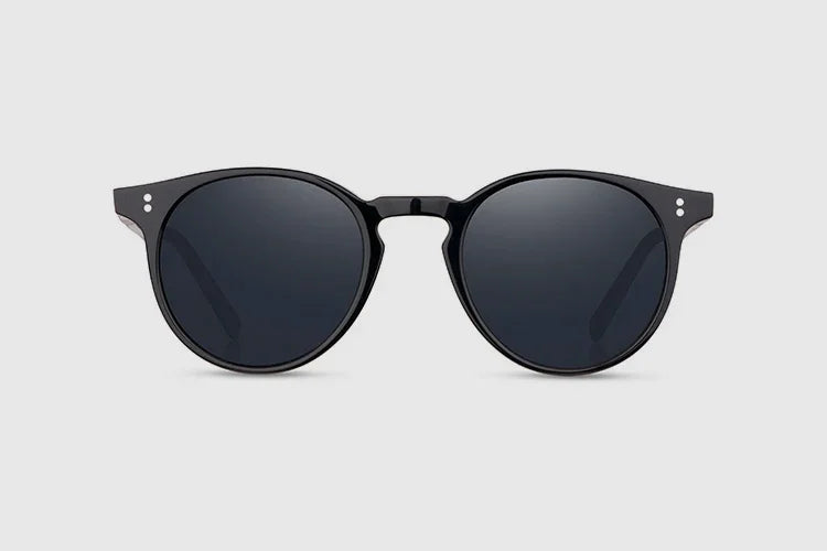 O'Malley High Quality Vintage Sunglasses for Women Polarized Glasses Round Fashion Yellow Sunglasses OV5183 Woman Sun Glasses