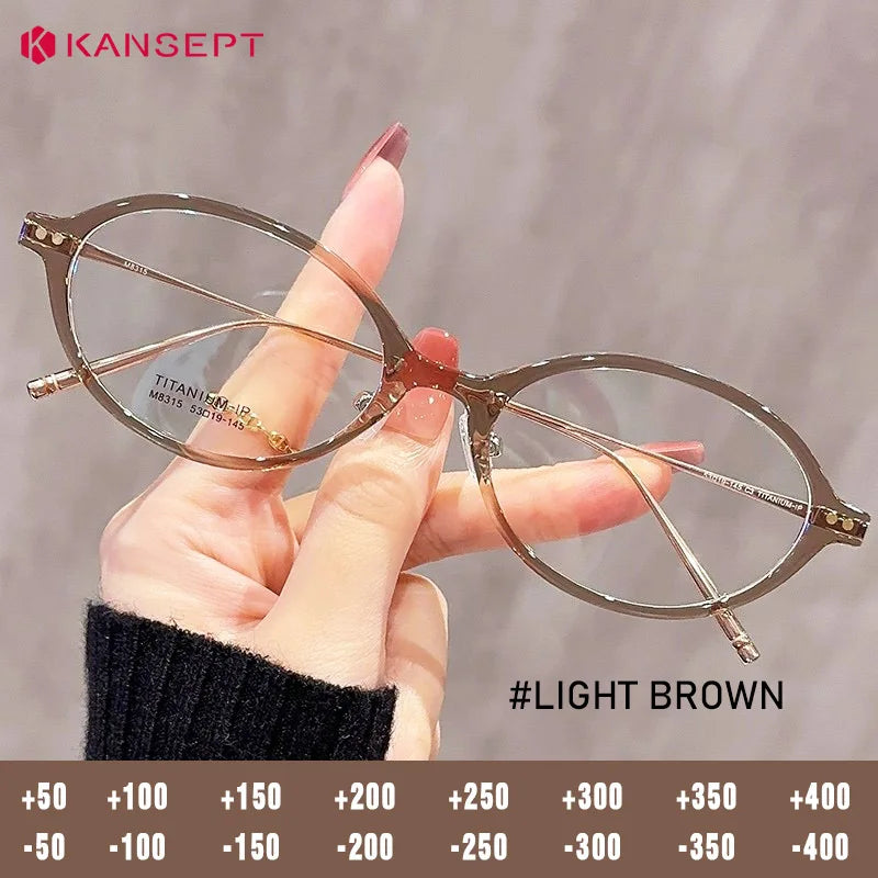 KANSEPT Lunette Myopia Glasses for Women Optical Lenses Woman Anti Blue Light Reading Glass Eye-glasses -2 Eyewear Eyeglasses