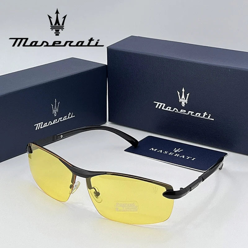 MASERATI Car High End UV400 Polarized Glasses For Grecale Levante Quattroporte Ghibli Mc20 Mcpura GT GranCabrio Drive Sunglasses