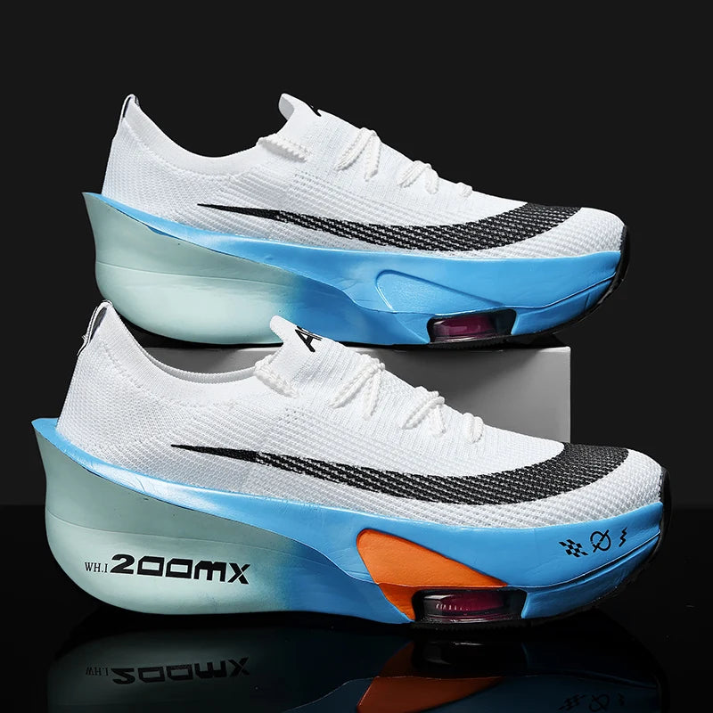 Marathon Running Shoes Men Carbon Board Speciality Sports Breathable Lightweight Women's Comfortable Athletic Nonskid Sneakers