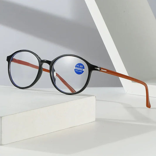 Unisex Comfortable Eyewear Ultra Lightweight Anti Blue Light Blocking HD Reading Glasses for Man and Woman Presbyopia Eyeglasses