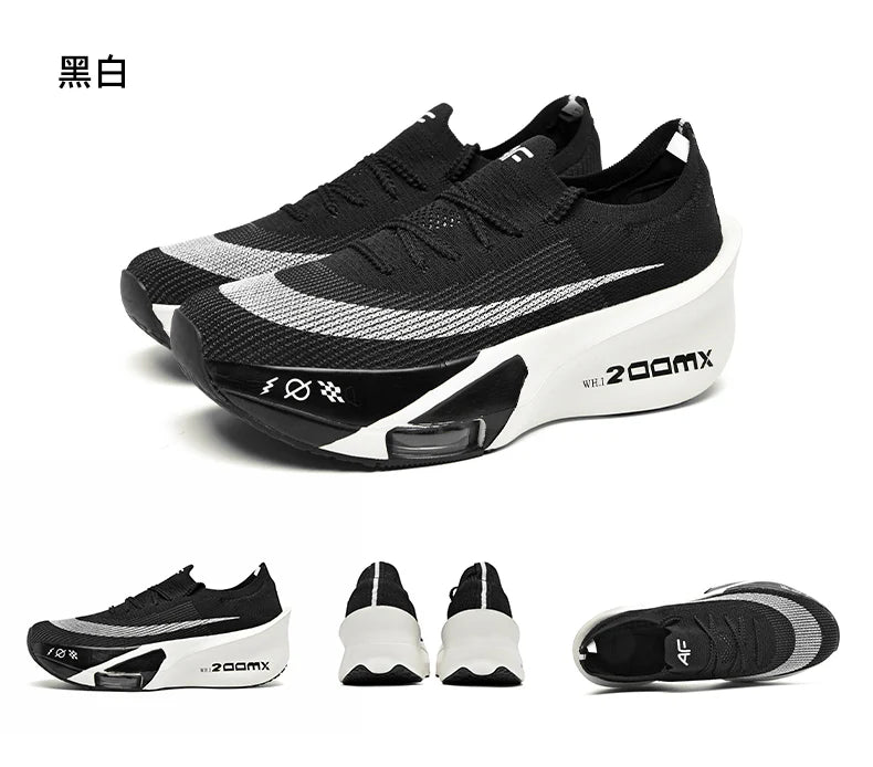 Marathon Running Shoes Men Carbon Board Speciality Sports Breathable Lightweight Women's Comfortable Athletic Nonskid Sneakers